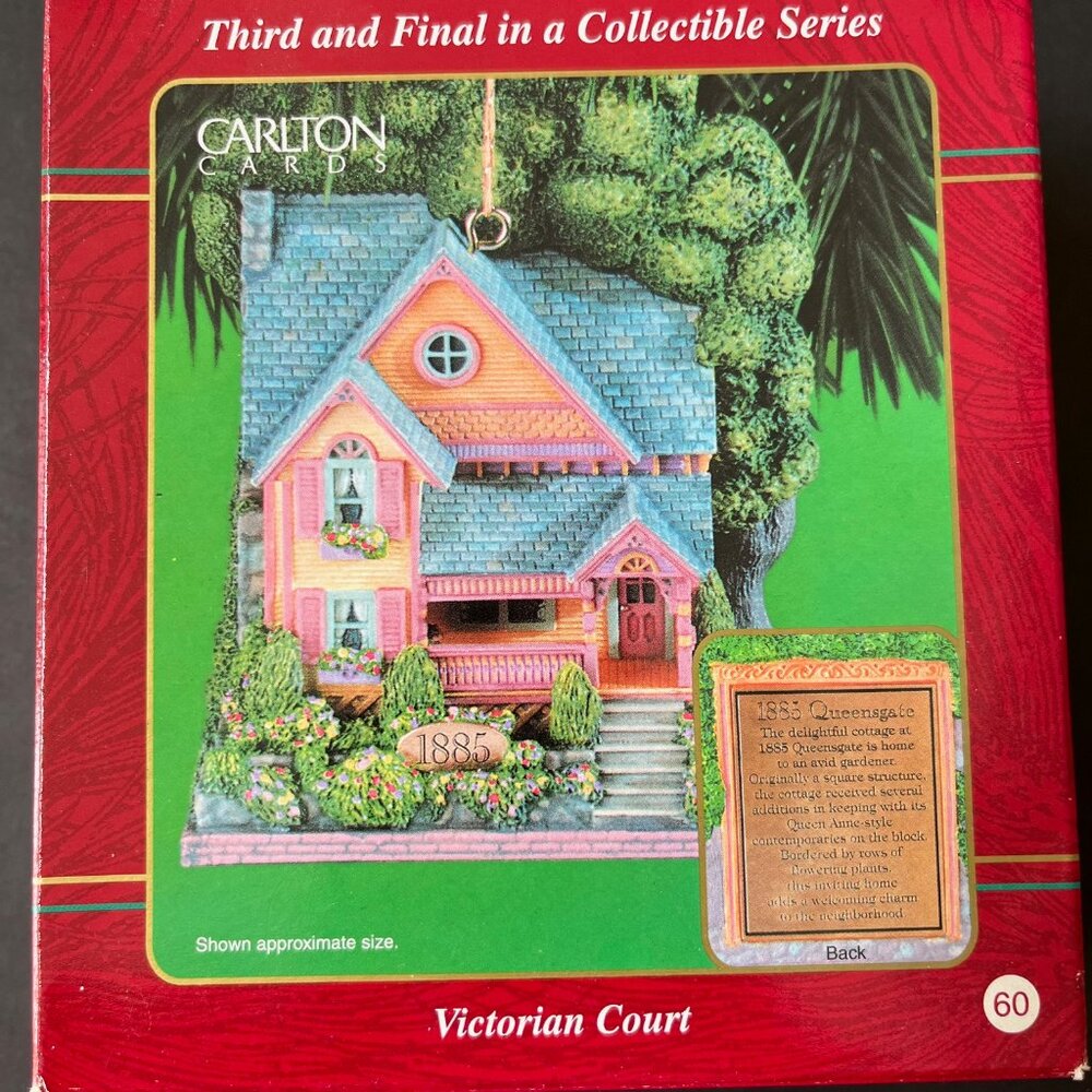 Heirloom Collection Carlton Christmas Ornament Victorian Court, Final in Series